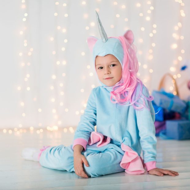 новогодние детские костюмы 2019 для девочек единорог 