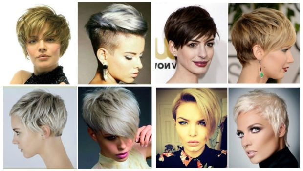 женские стрижки на короткие волосы 2022 2023: асимметрия с челкой без