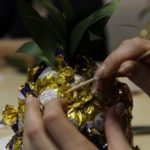 Конфетный ананас для подарка детям