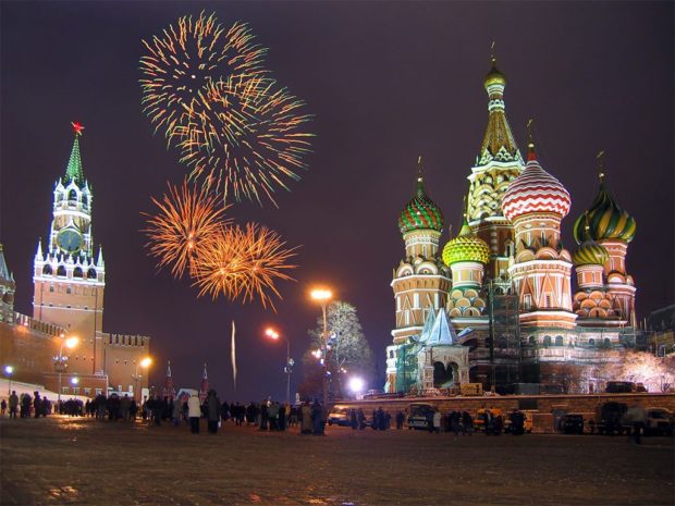 Новый год 2018 в Москве