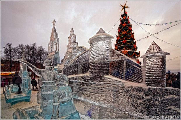 Нижний Новгород Новый год 2018